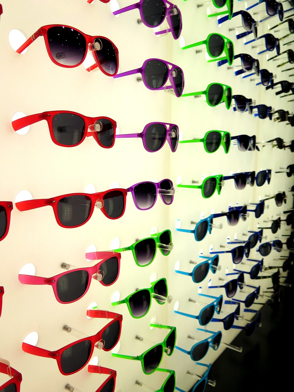 sunglasses colorful mirror free photo