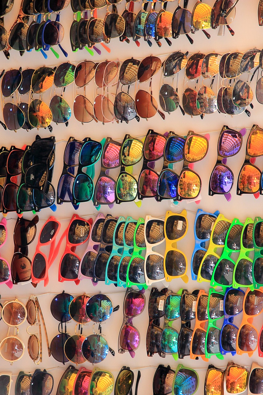 sunglasses colorful souvenir free photo