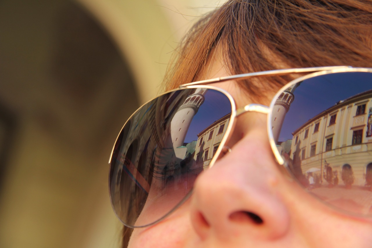 sunglasses girl sopron hungary free photo