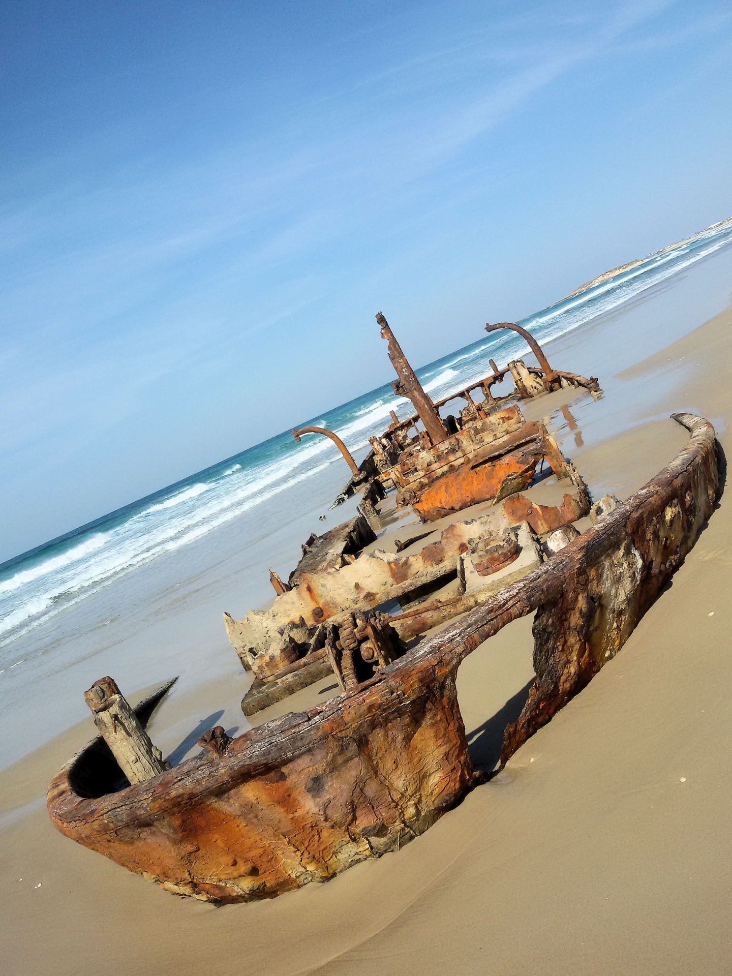 rust sunken ship free photo