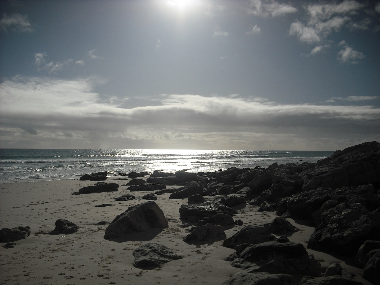sunlight beach coastal free photo