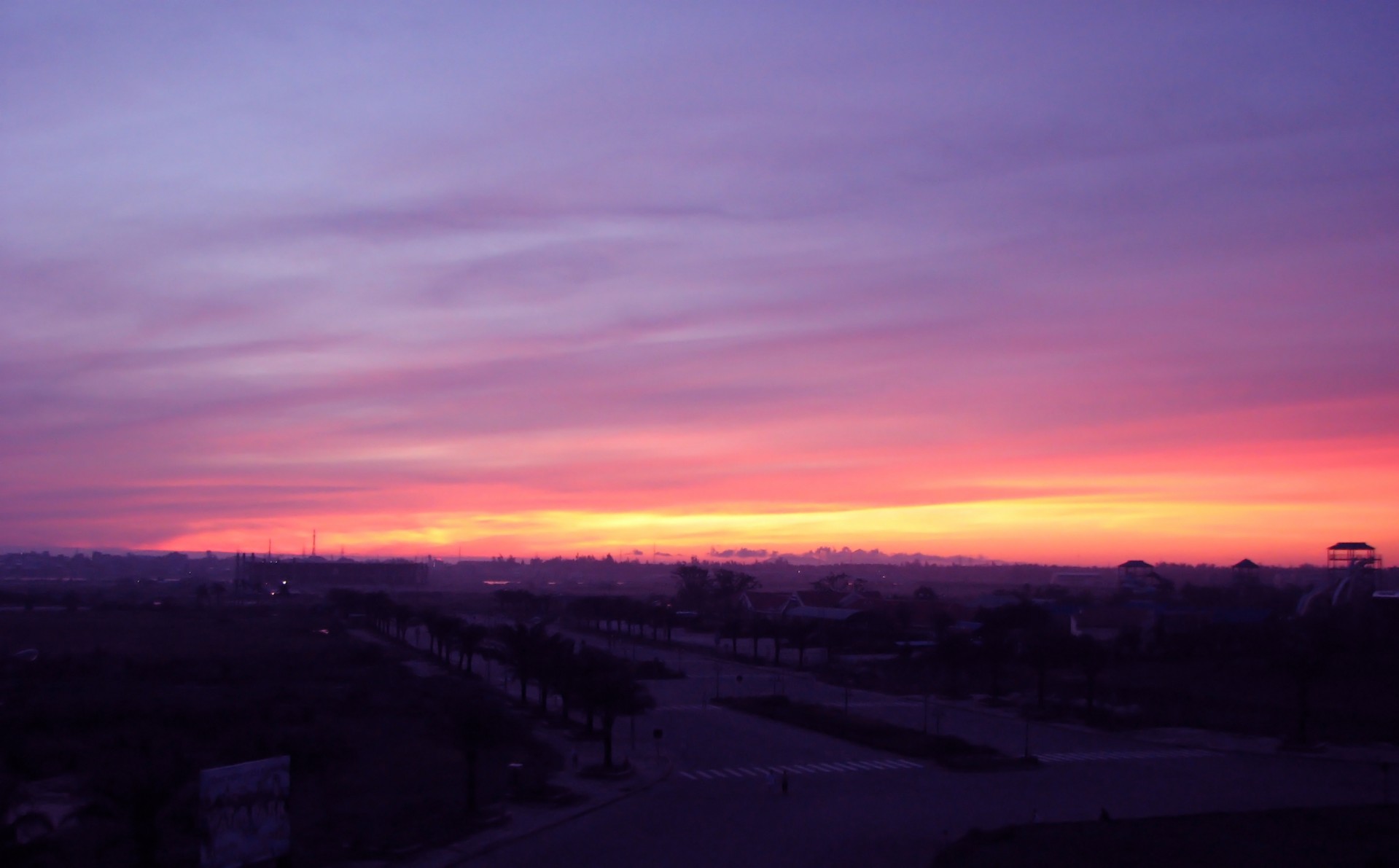 sunrise dawn da nang free photo