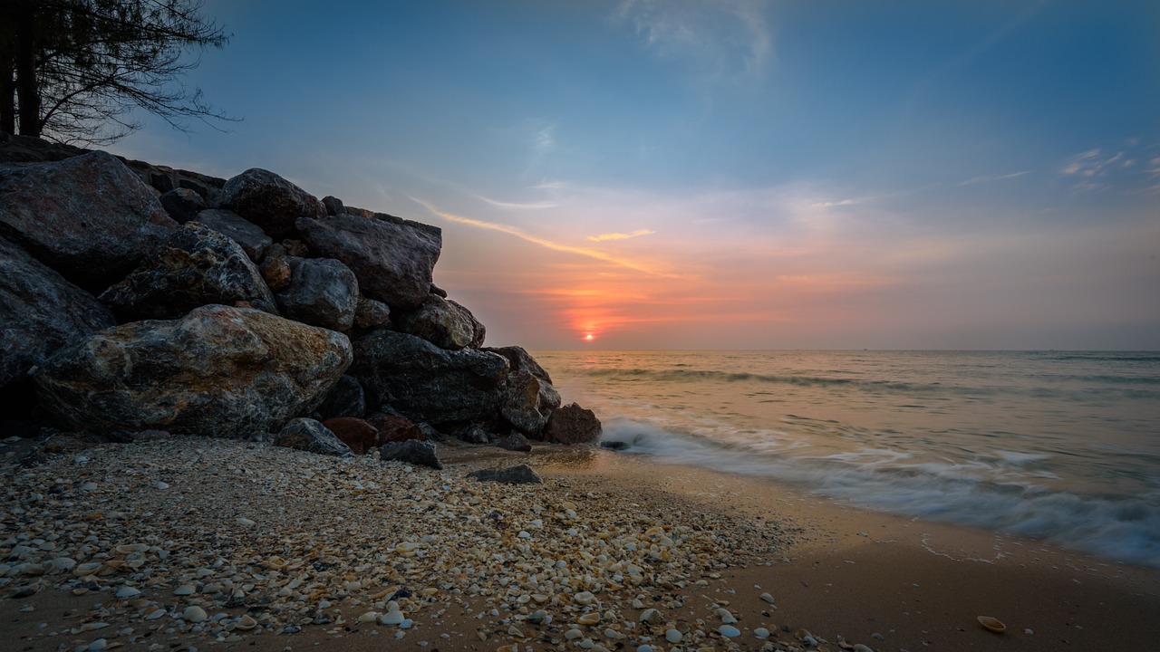 sunrise beach thailand free photo