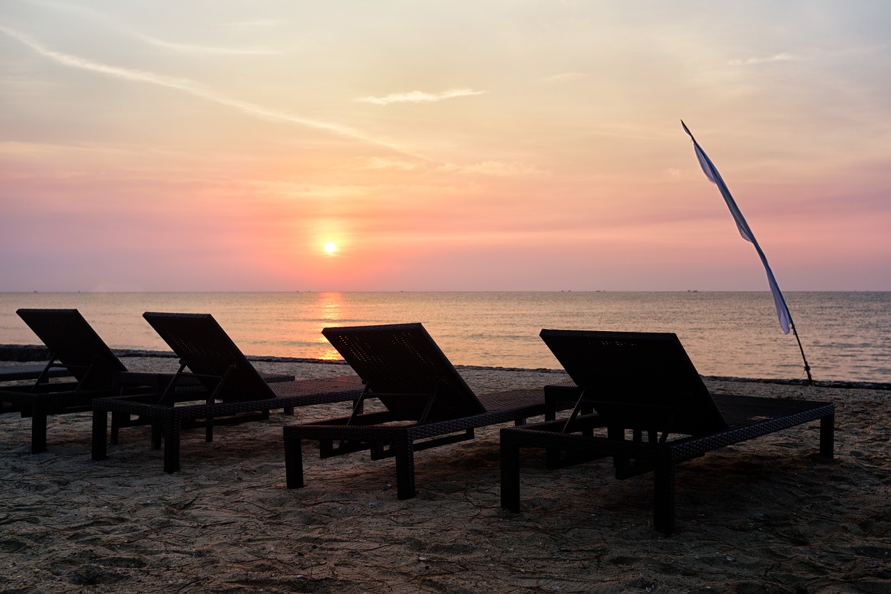 sunrise thailand beach free photo