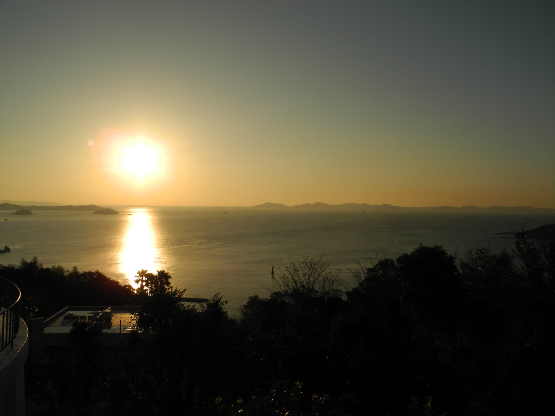 sunrise mikawa sea free photo