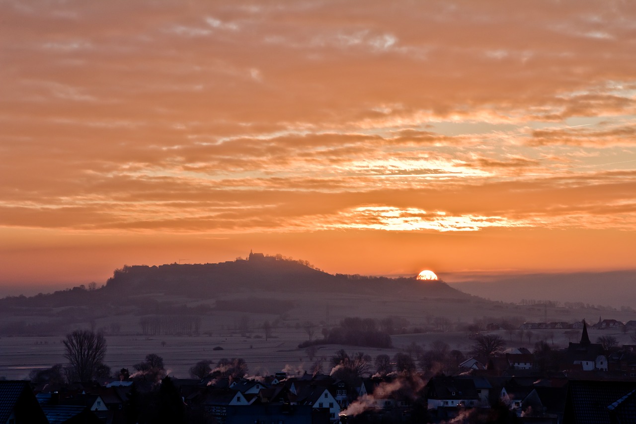 sunrise landscape skies free photo