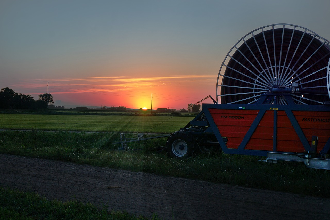 sunrise agricultural farmer free photo