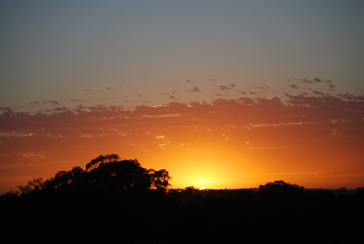 sunrise clouds nature free photo