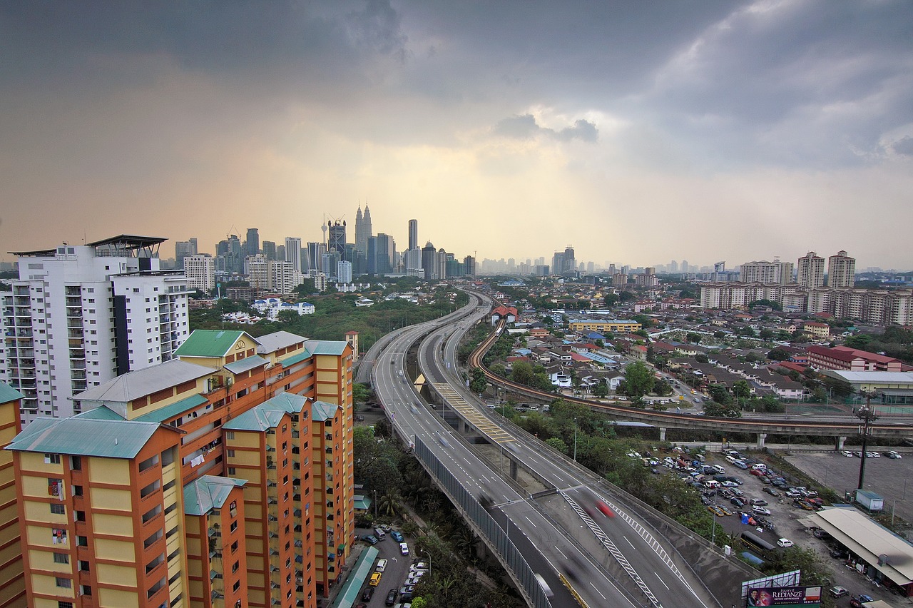 kuala lumpur berembang flat after rain free photo