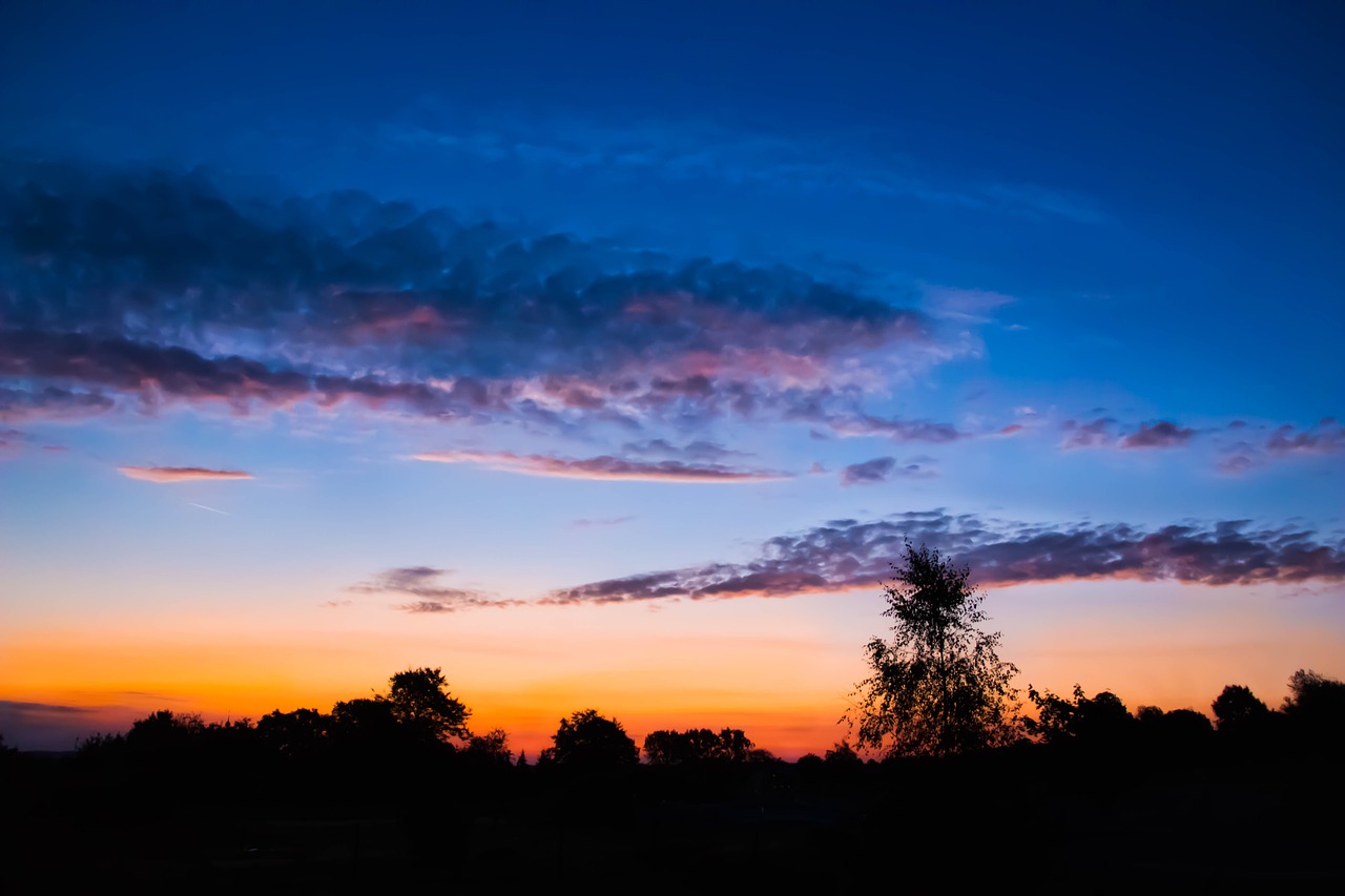 sunrise sky clouds free photo