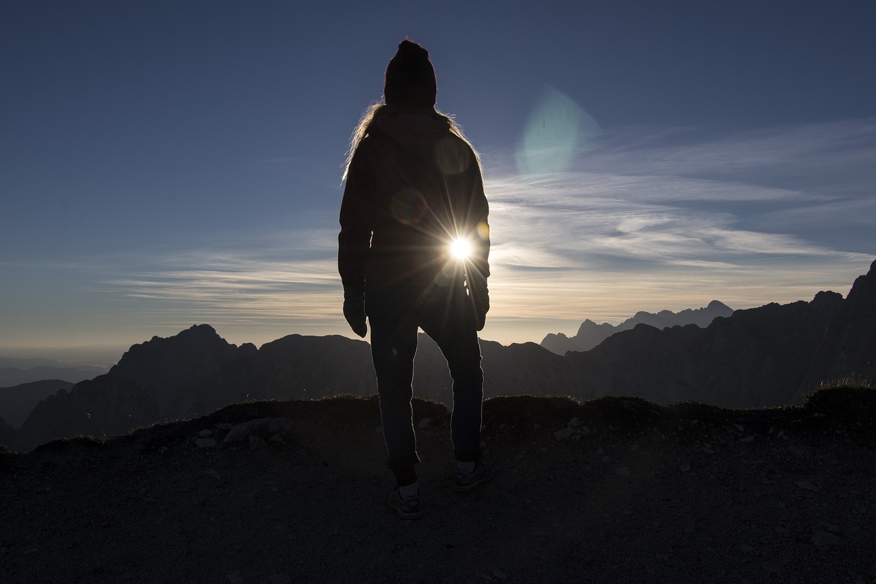 sunrise slovenia hiking free photo