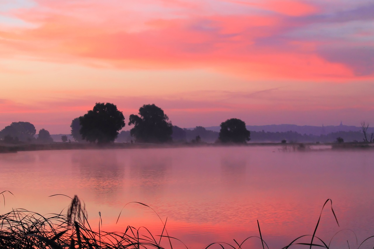 sunrise morgenrot skies free photo