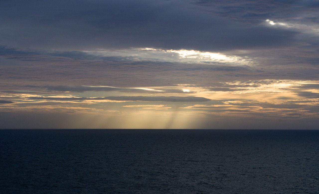 sunrise tynemouth sea free photo