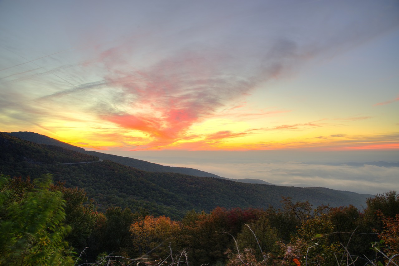 sunrise clouds morning free photo