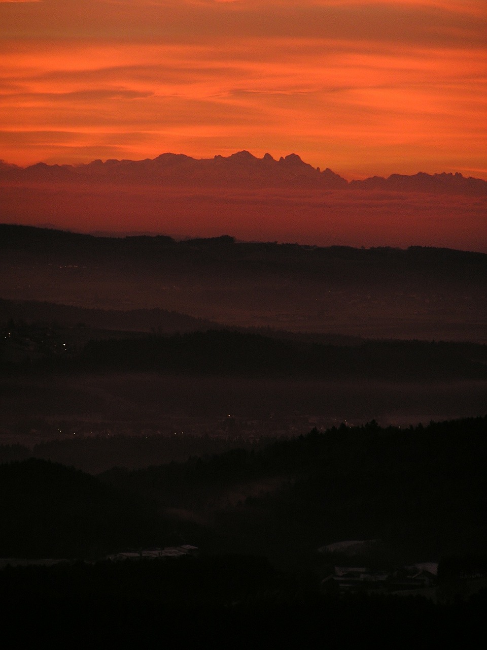 sunrise bayer forest danube valley free photo