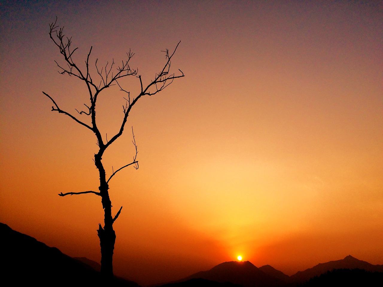 sunrise deadwood mountain free photo