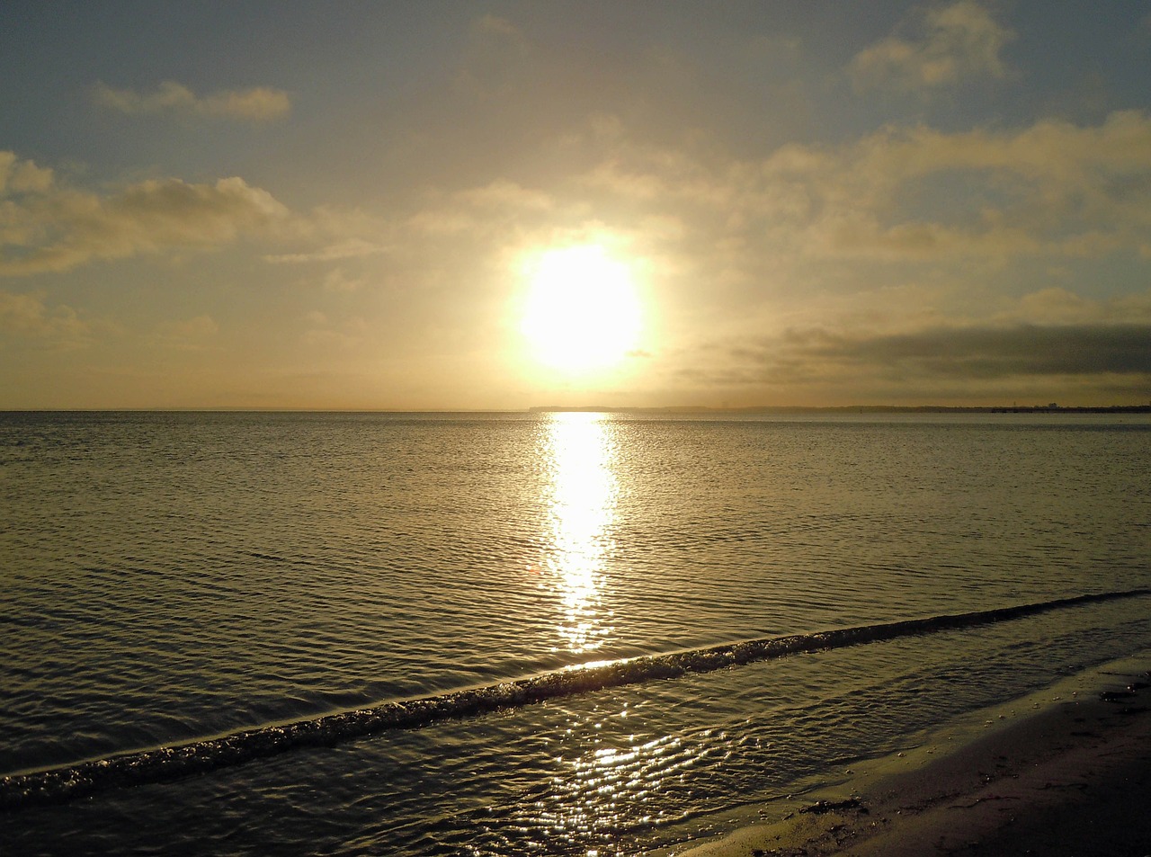 sunrise baltic sea sea free photo