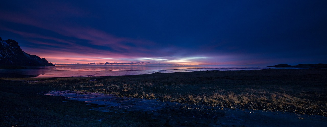 sunrise iceland sky free photo