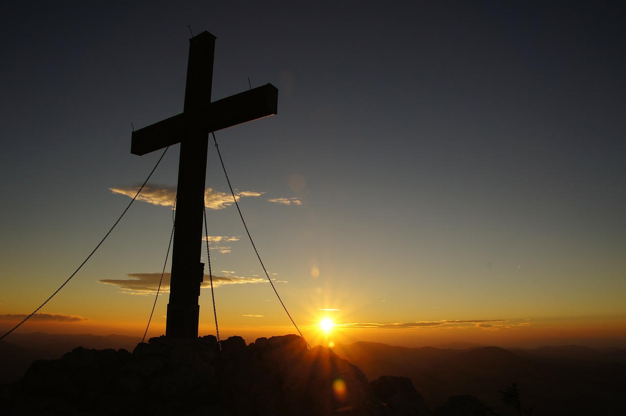 sunrise mountain summit free photo