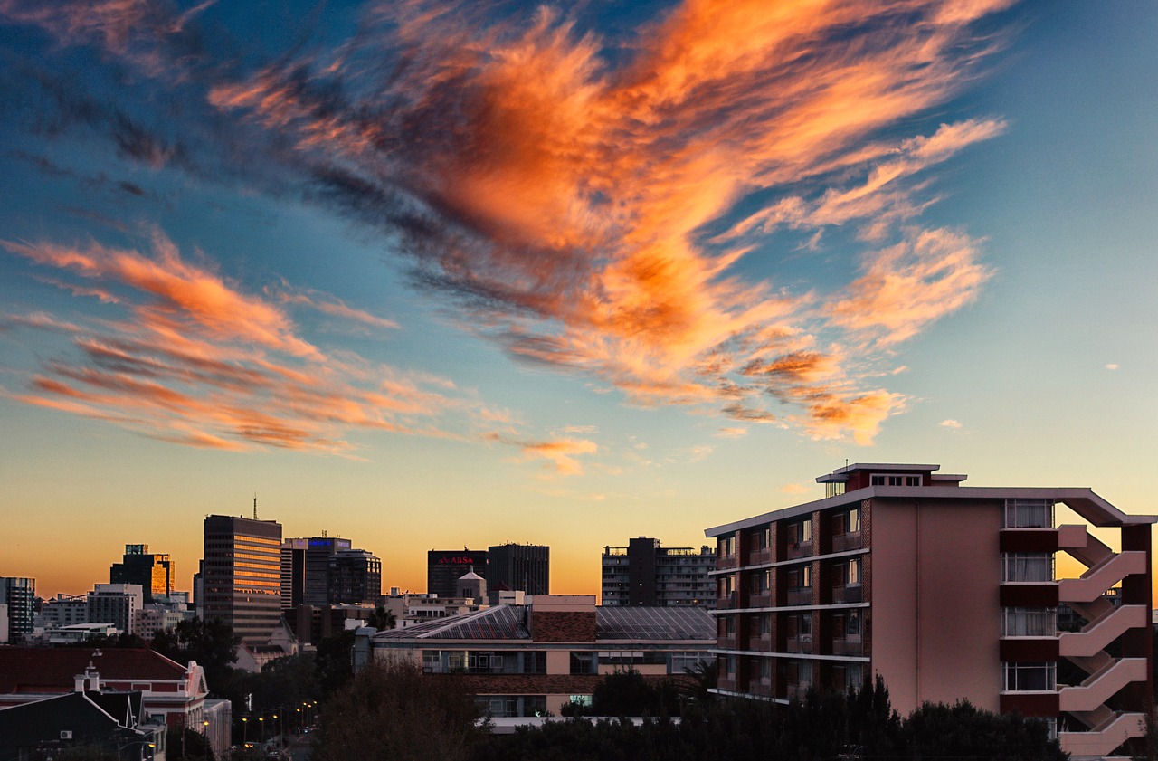 sunrise cape town south africa free photo