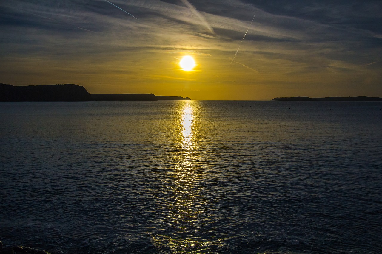 sunrise ocean coast free photo