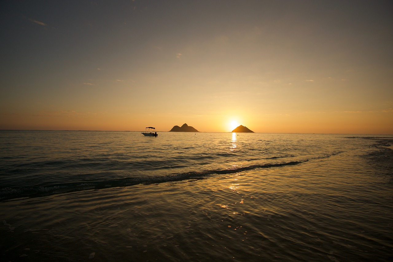 sunrise beach ocean free photo