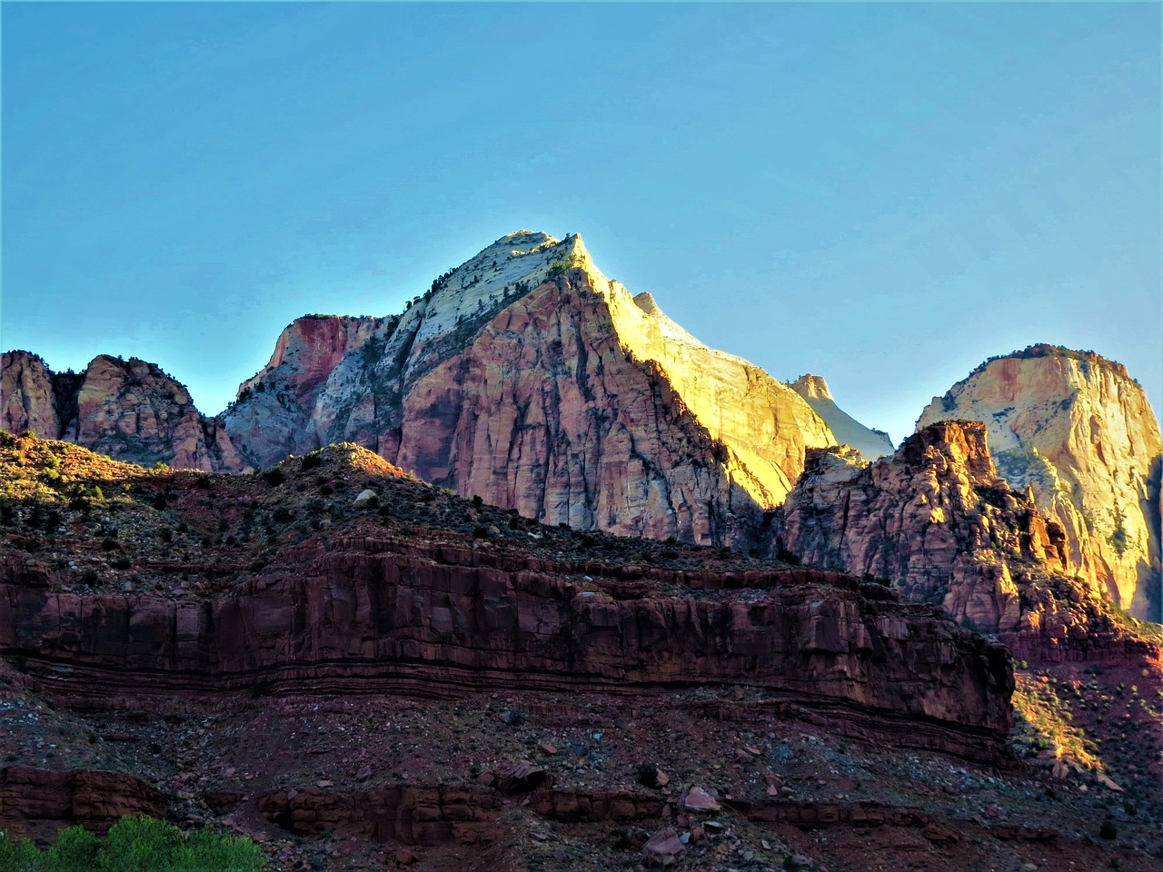 sunrise dramatic mountains free photo