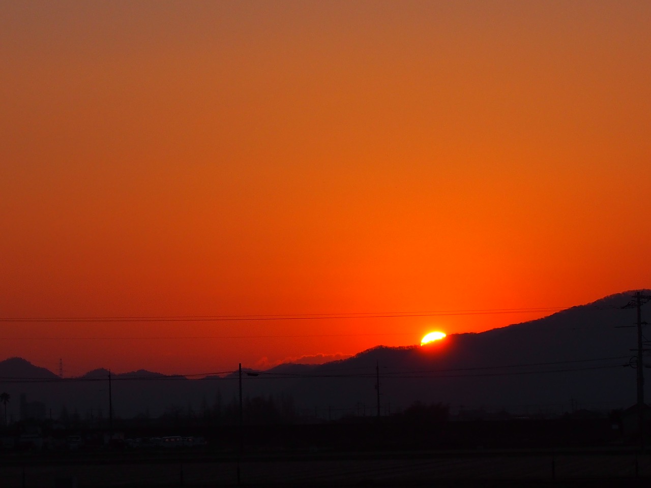 sunrise landscape sky free photo