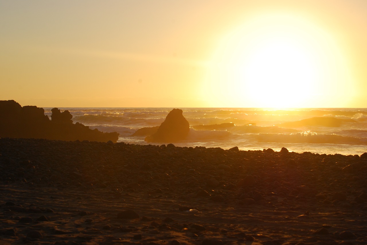 sunrise maroco sea free photo