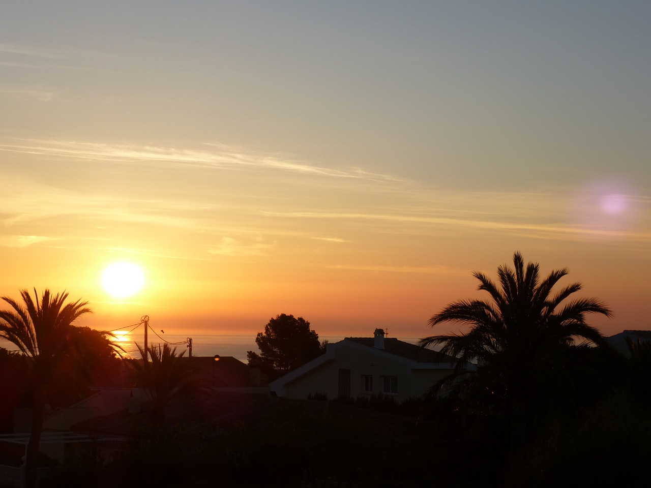 sunrise la nucia spain free photo