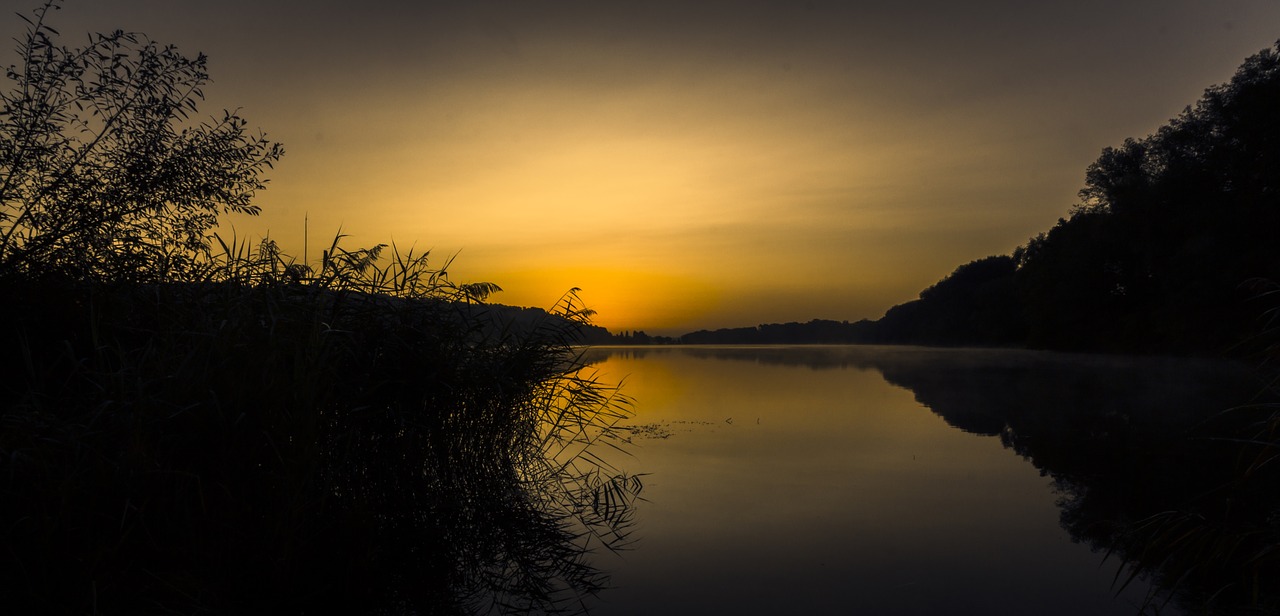 sunrise destination finger lake morgenstimmung free photo