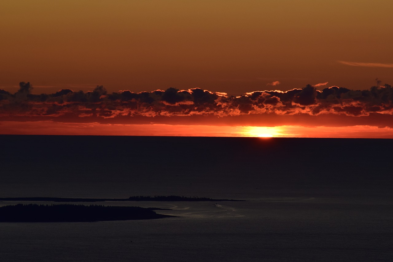 sunrise clouds sun free photo