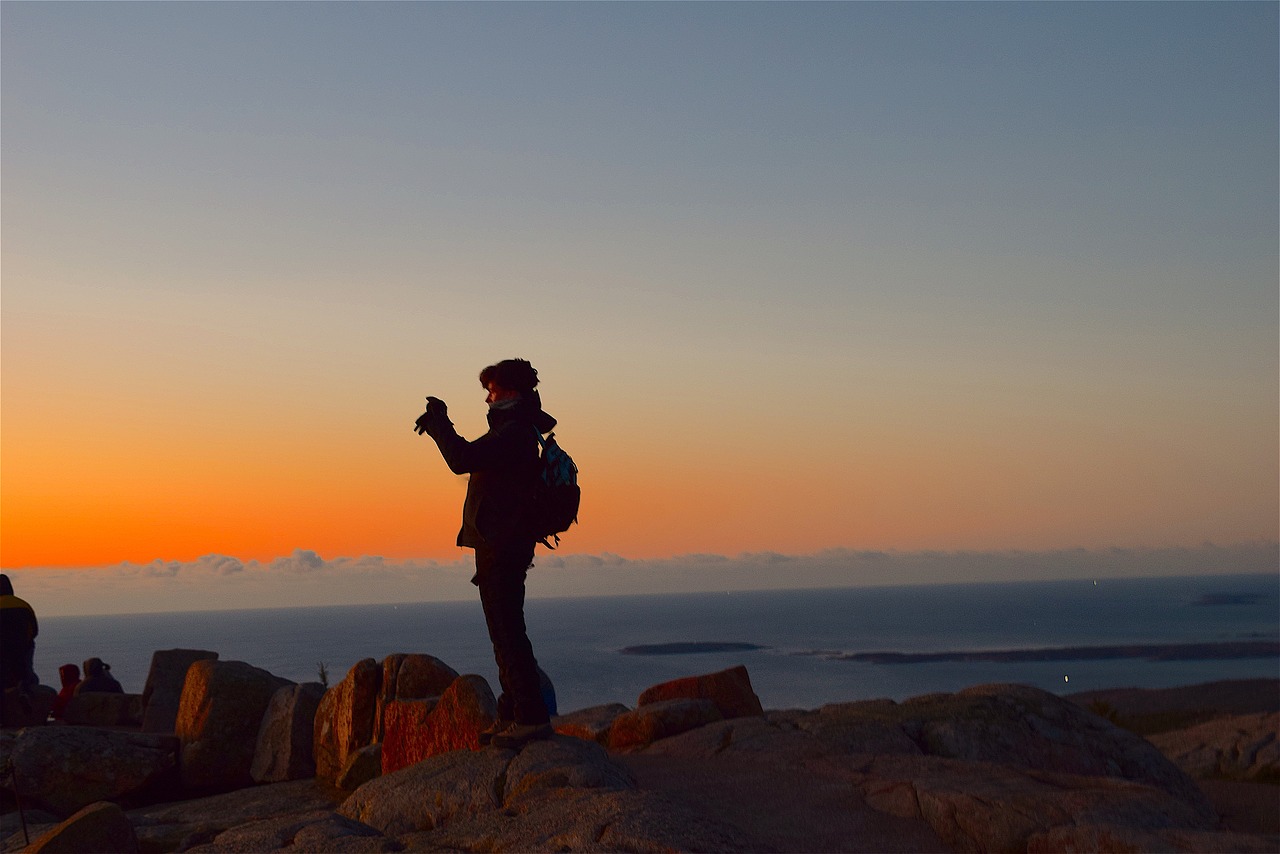 Watching the sunrise