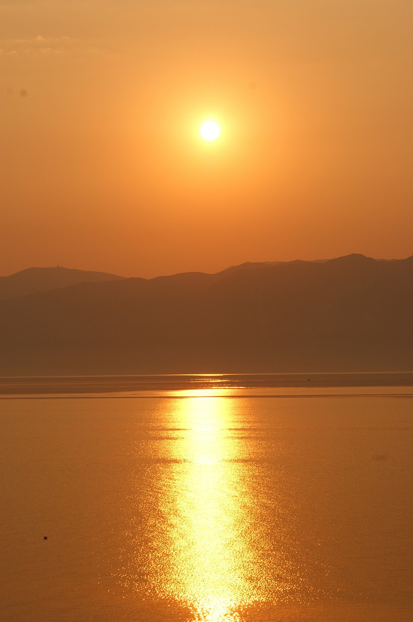 sunrise sun ocean free photo