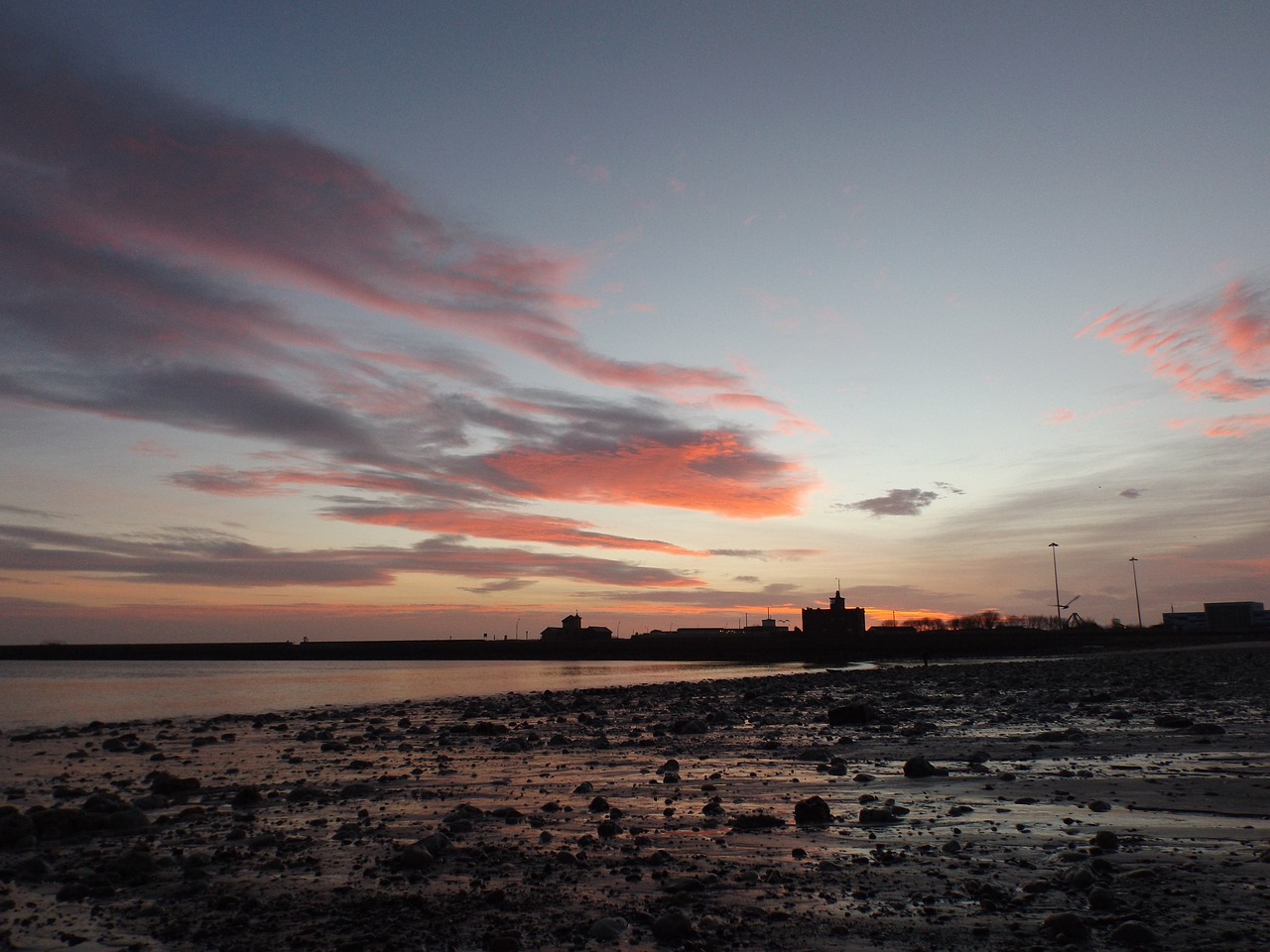 sunrise  sea  clouds free photo