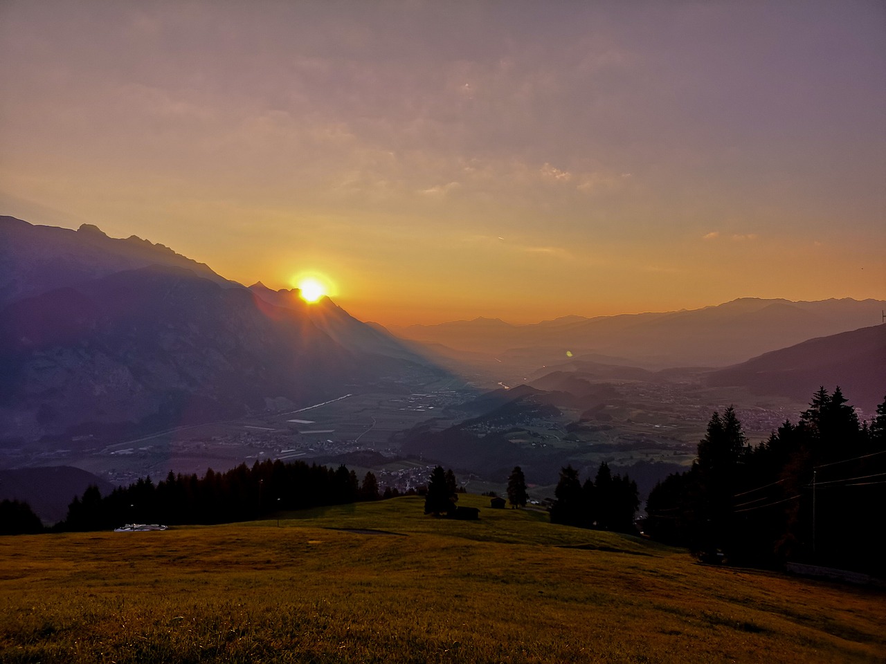 sunrise  oberperfuss  tyrol free photo