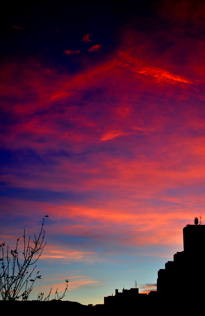 sunrise  storm  clouds free photo