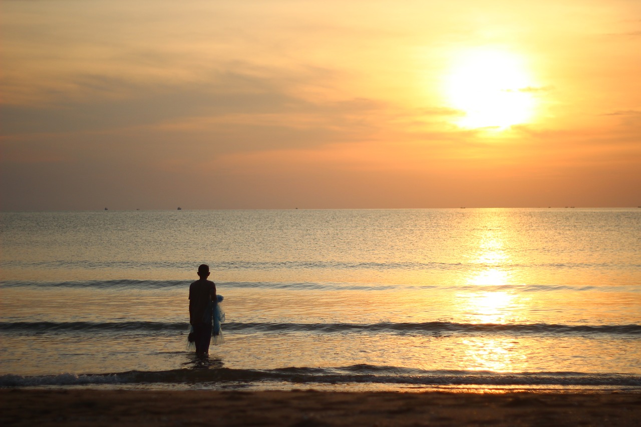 sunrise  tourism  beach free photo