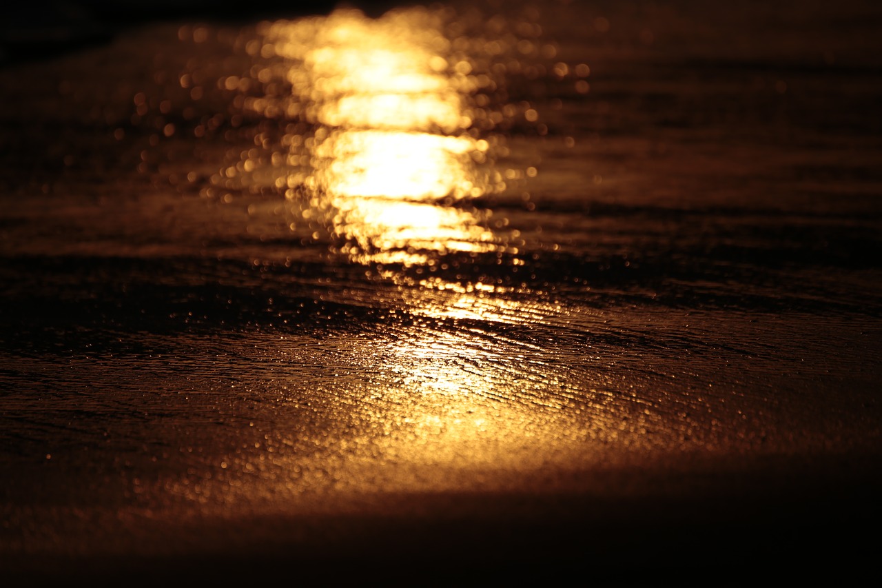 sunrise  golden glow  texture free photo