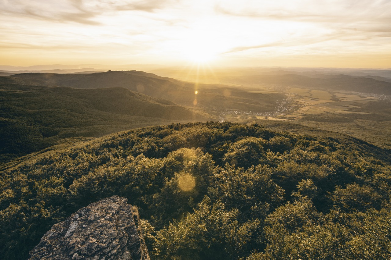 sunrise  sun  mountains free photo