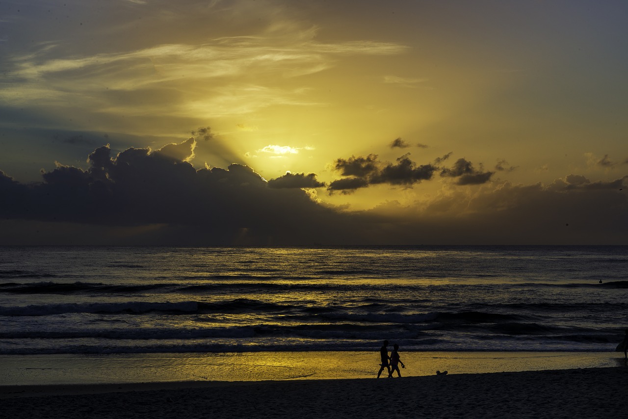 sunrise  ocean  beach free photo