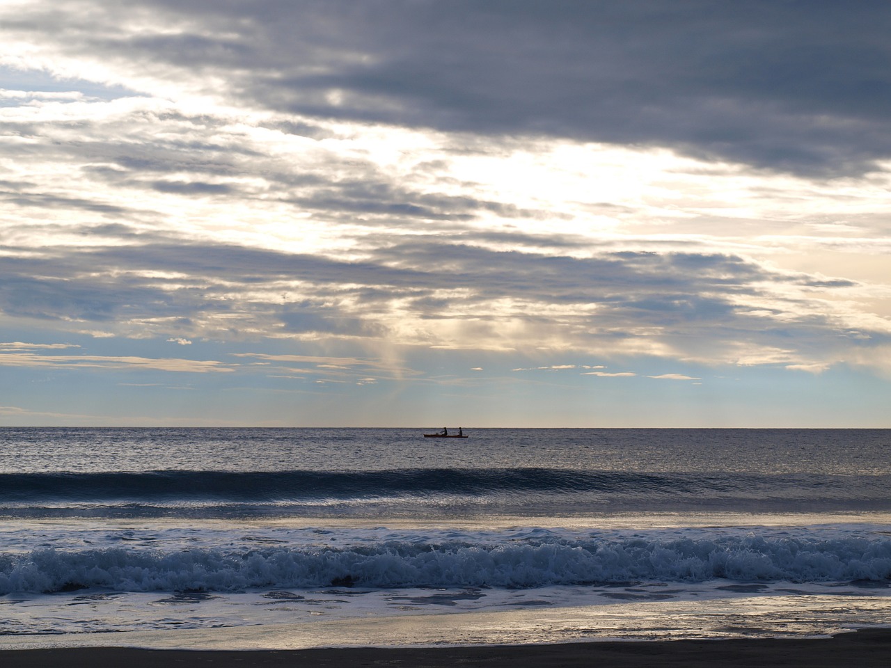 sunrise beach sea free photo