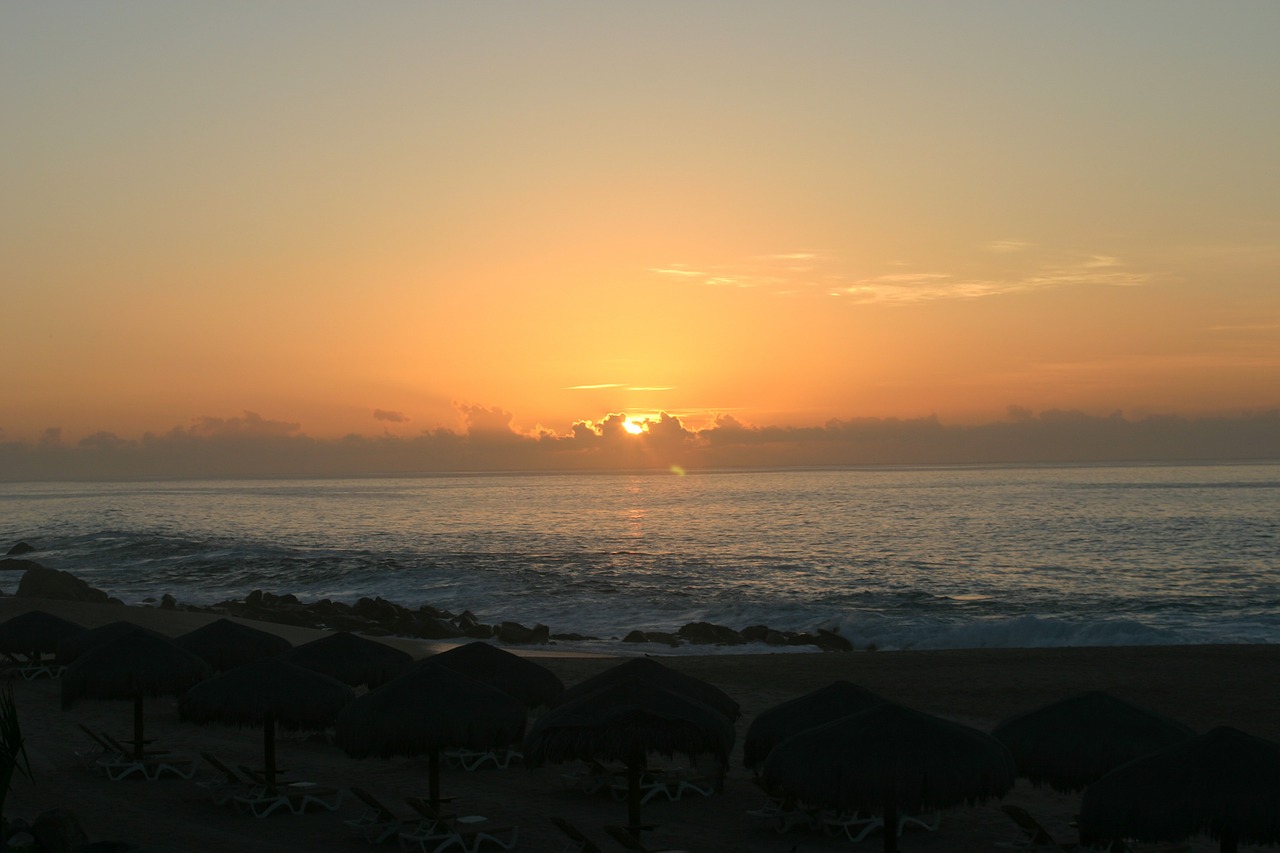 sunrise cabo beach free photo