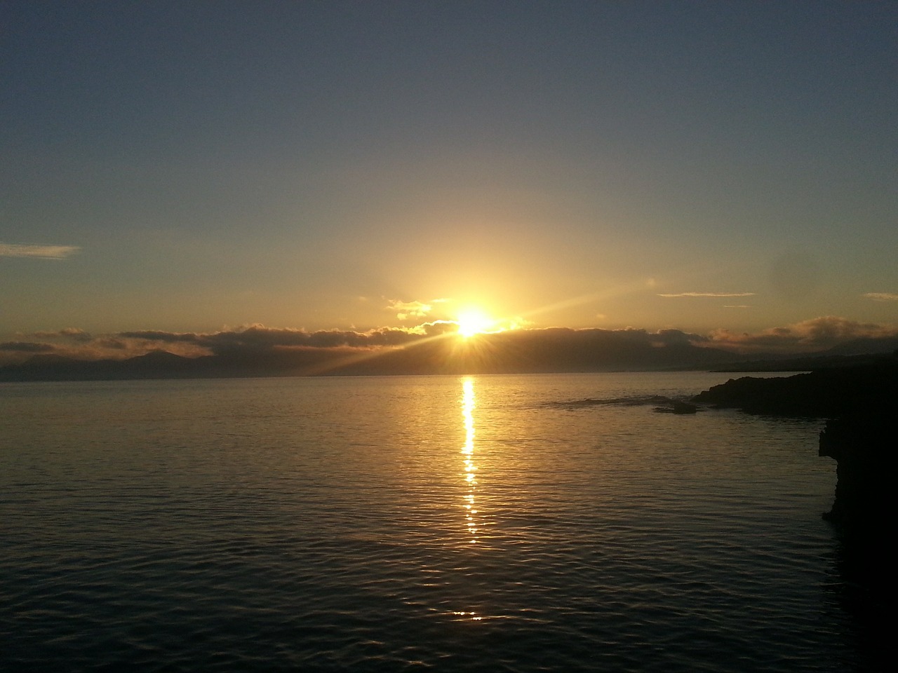 sunrise sea mallorca free photo