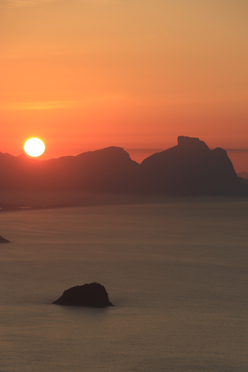 sunrise  mountains  brazil free photo