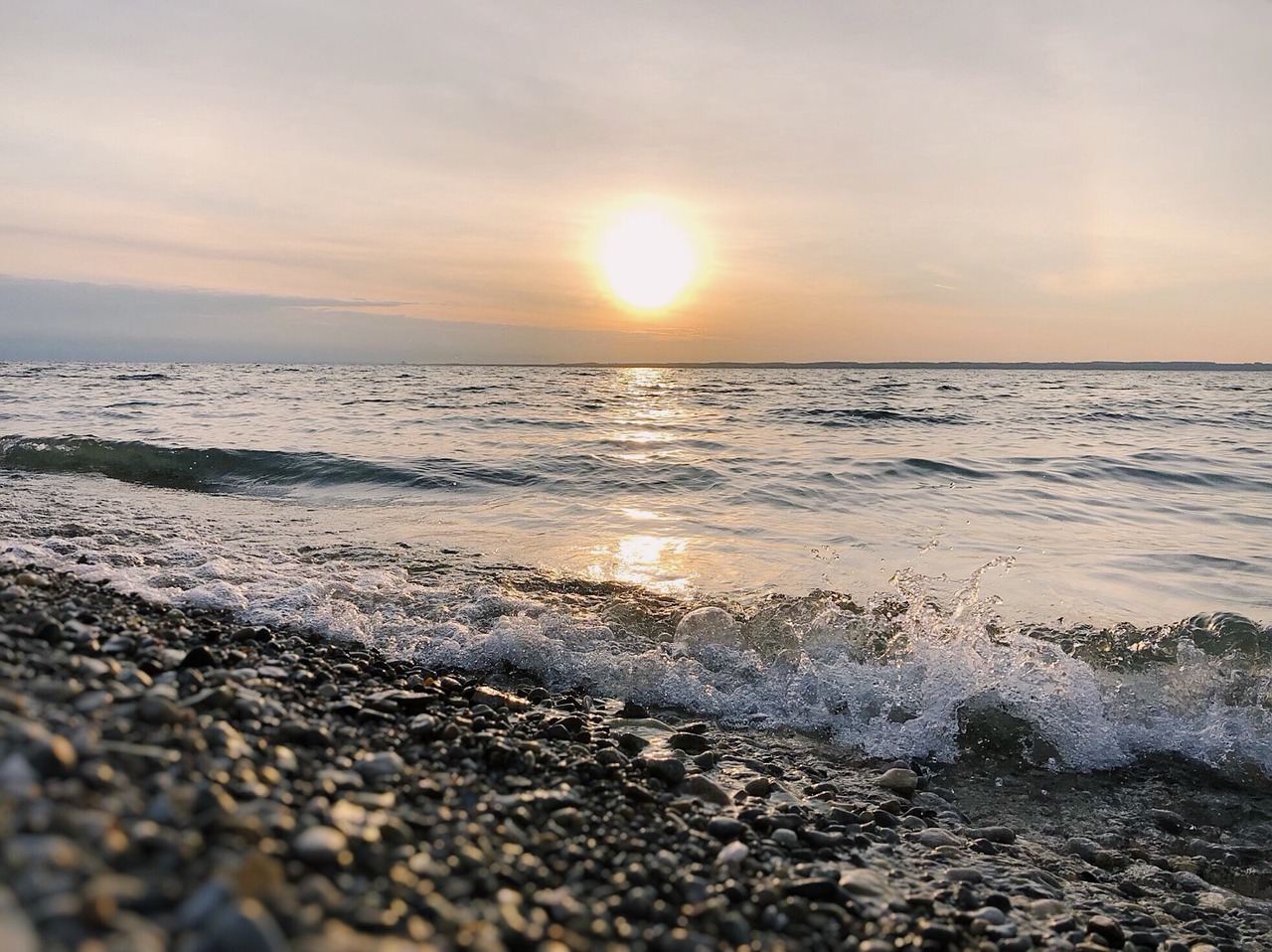 sunrise  beach  water free photo