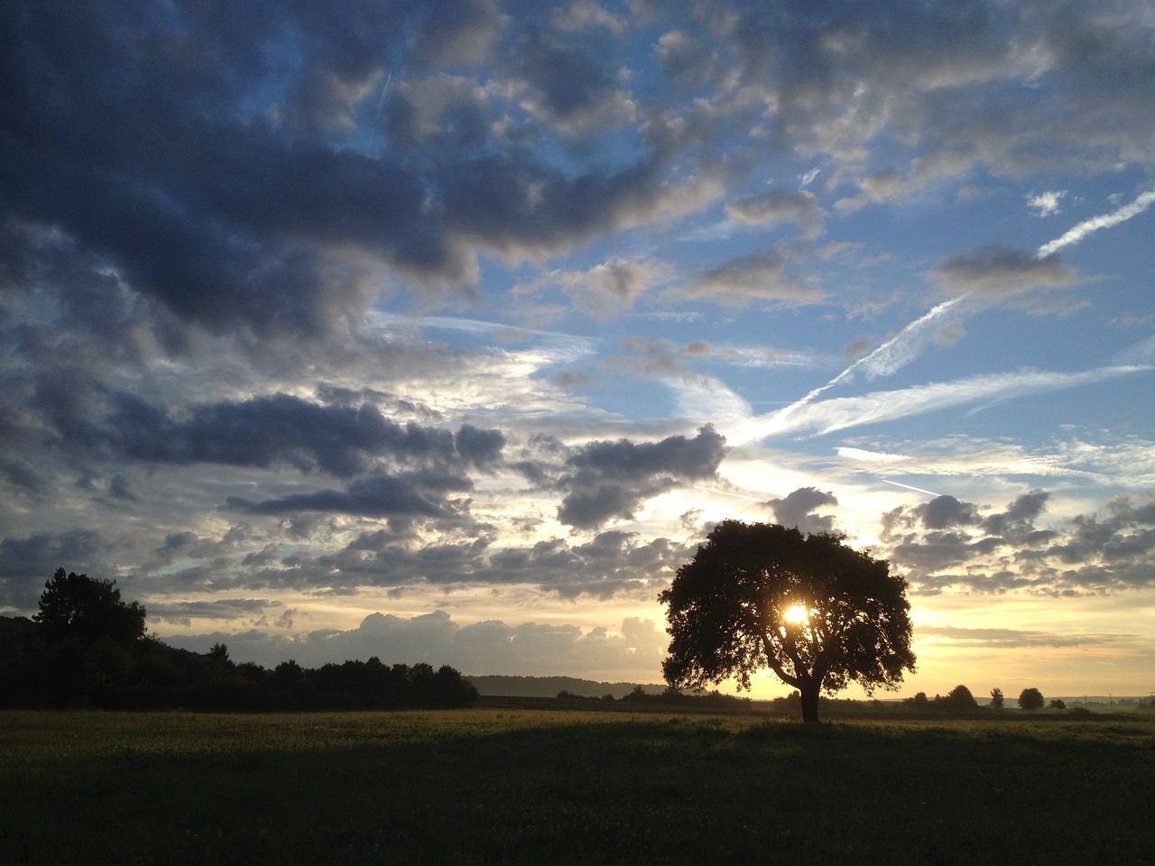 sunrise clouds sky free photo