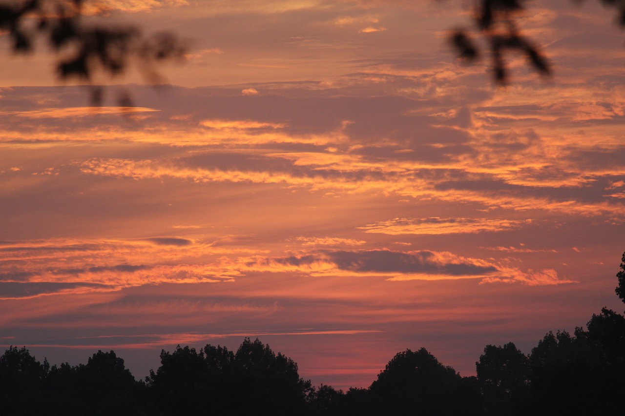 sunrise clouds sky free photo