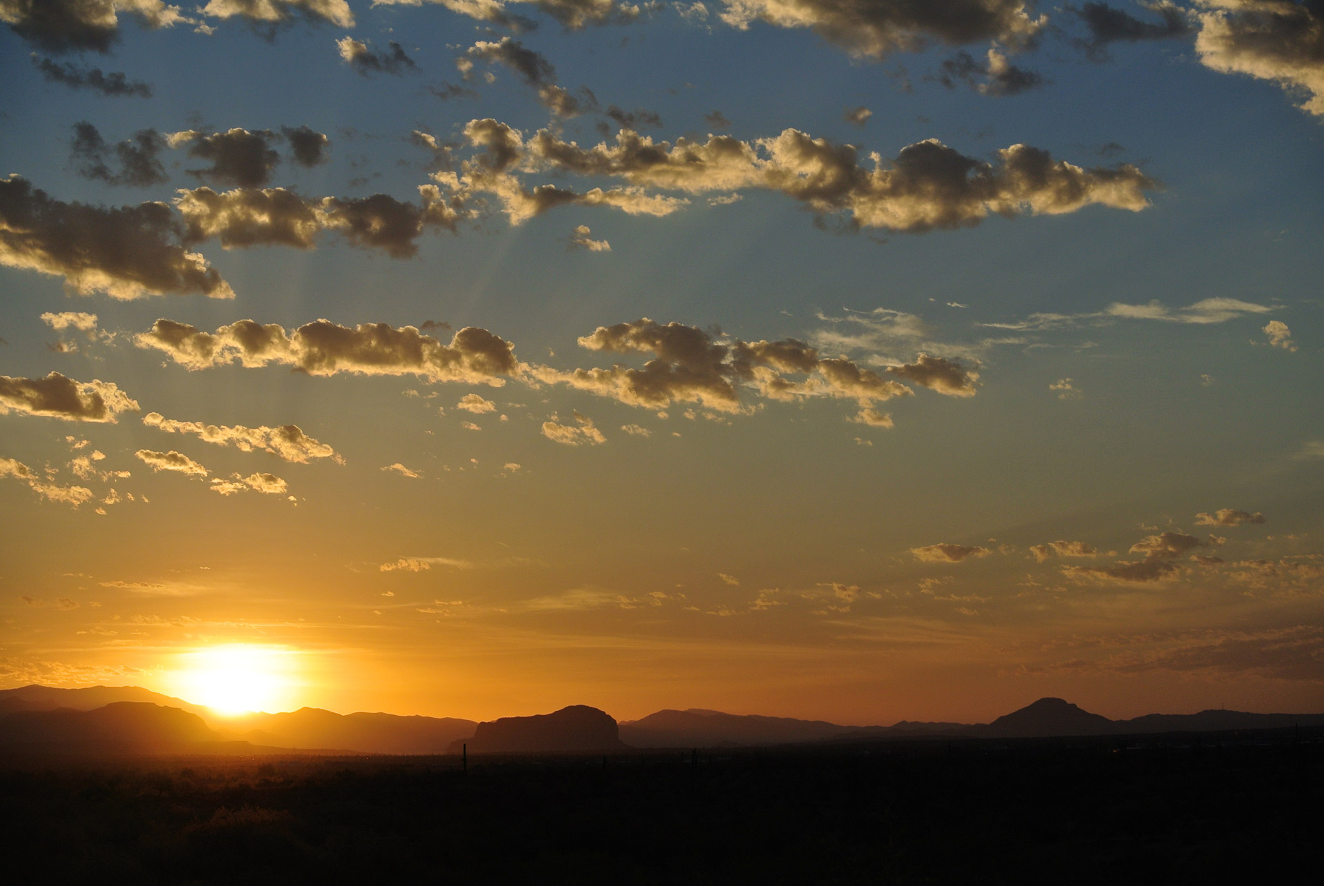 sunrise arizona nature free photo