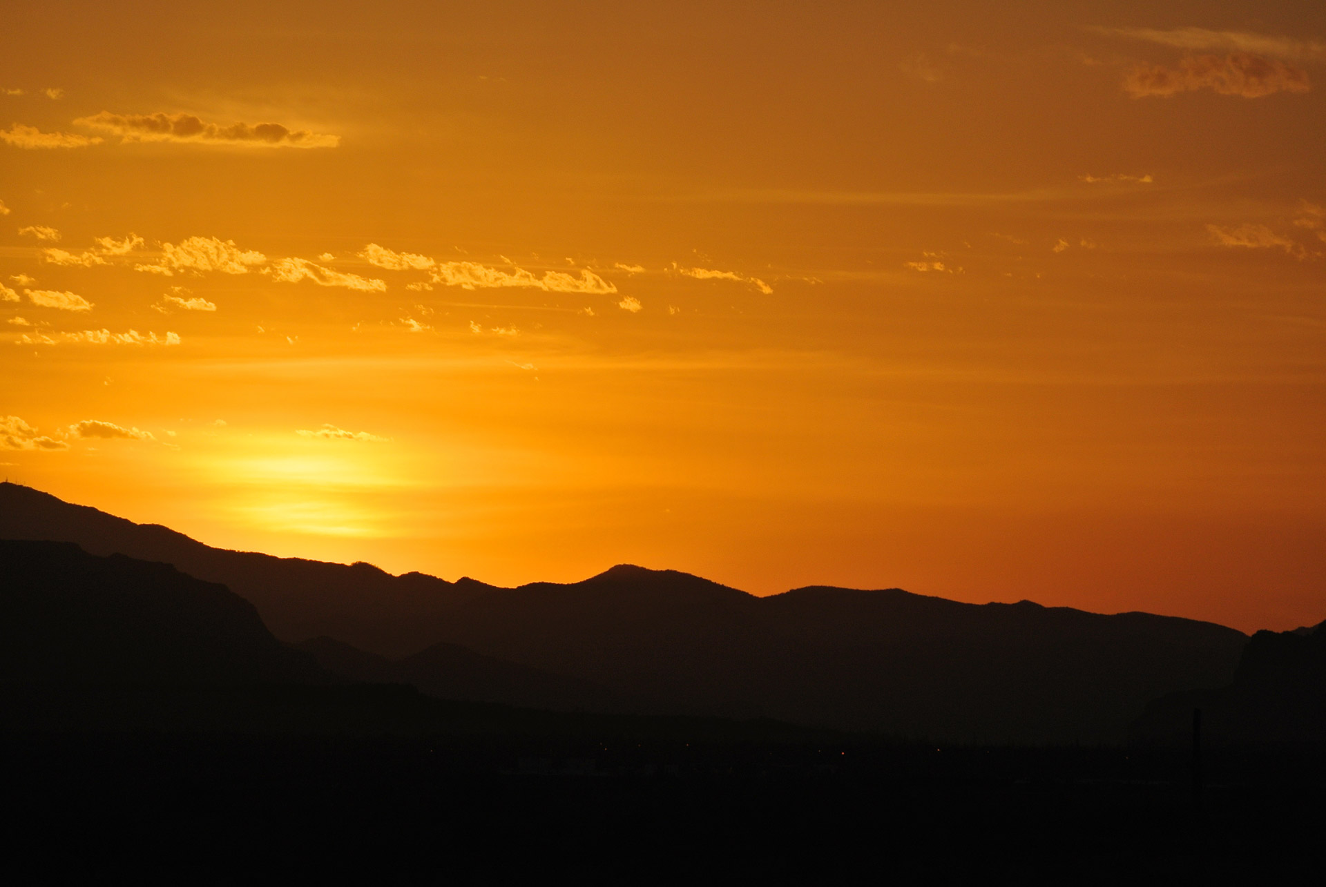 sunrise desert landscape free photo
